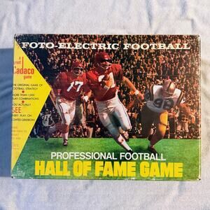 ViTG Cadaco Foto-Electric Football Game Hall of Fame Electronic 1960/70s Working